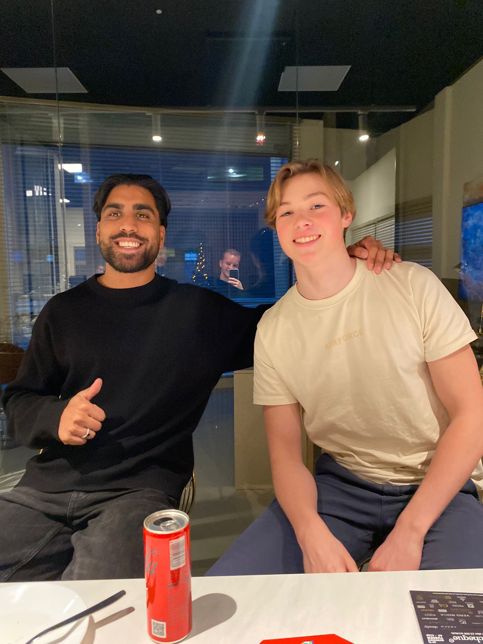 Foto van Jop en Stagebegeleider